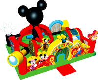Mickey Toddler Learning Town Inflatable Rental